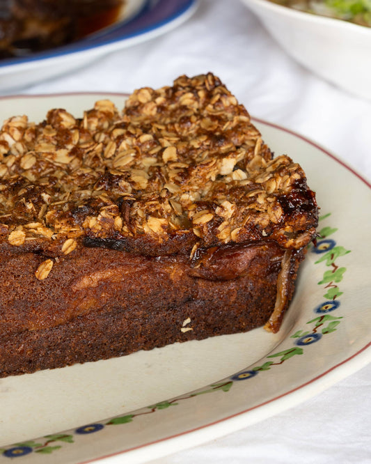 Crumble aux pommes et à l'avoine